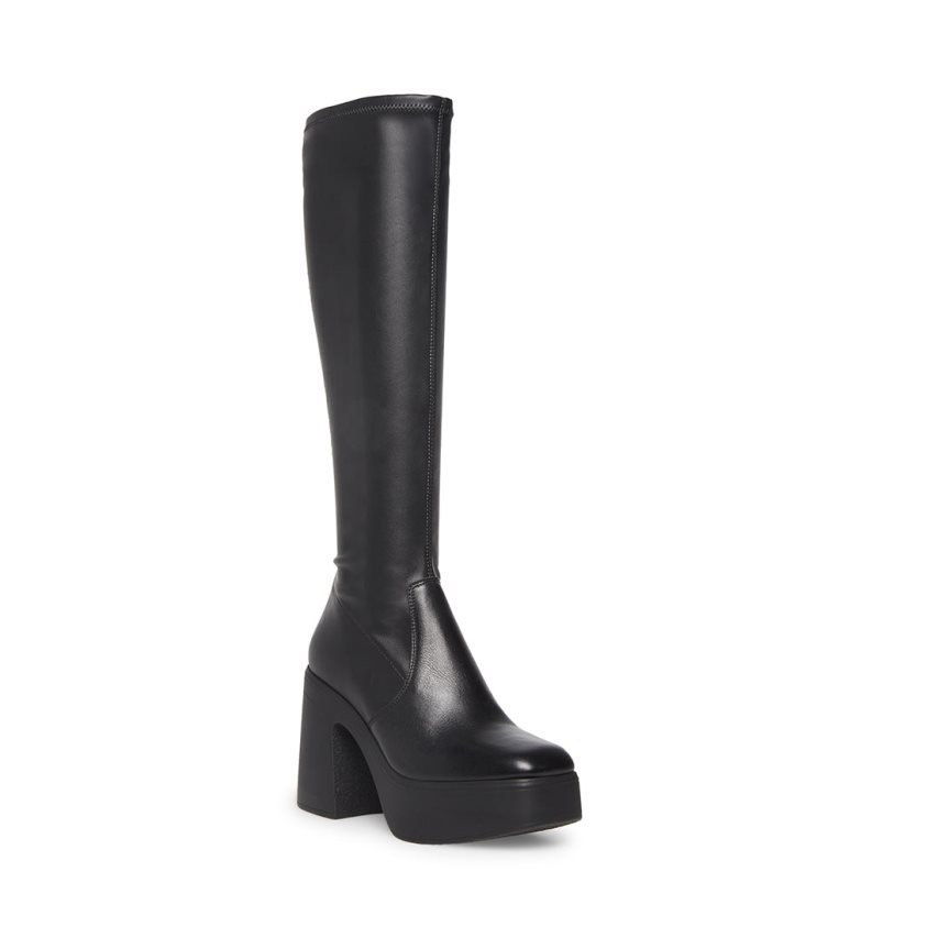 Botas Hasta La Rodilla Steve Madden Phoenix Mujer Negras | ES TZ0389